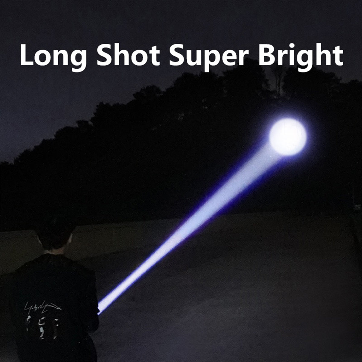 Smiling Shark SD5225 Super Bright 6000 Lumens Torch Rechargeable Led Flashlight With Powerbank Function