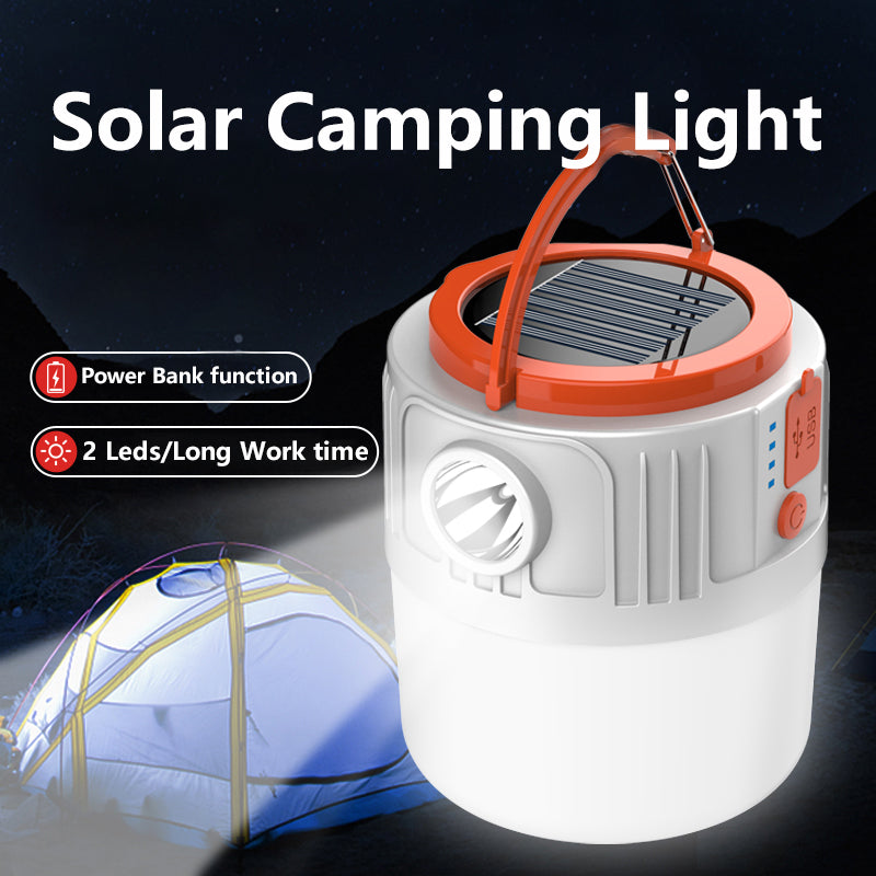 Smiling Shark Ly4010 Solar Camping Lantern 3-in-1 Led Light Lamp Rechargeable with Remote Control