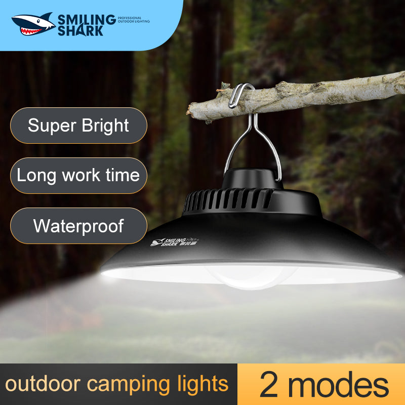 Smiling Shark LY8228 Super Bright Led Lantern Camping Light Lamp 2 Modes Type-c Rechargeable Waterproof