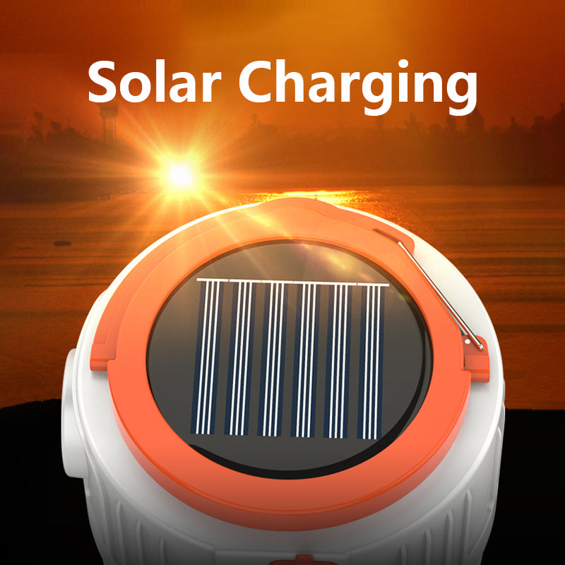 Smiling Shark Ly4010 Solar Camping Lantern 3-in-1 Led Light Lamp Rechargeable with Remote Control