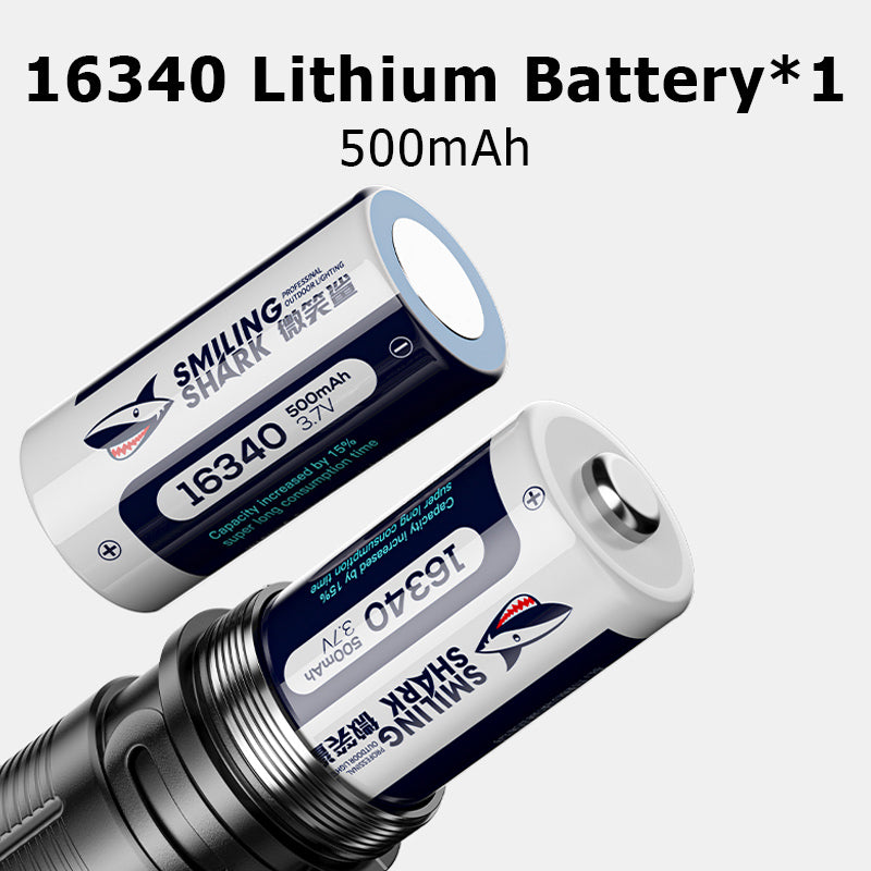 Smiling Shark SD5028 Mini Torch Light Rechargeable Flash Light Led M77 5000LM with Pen Clip Portable