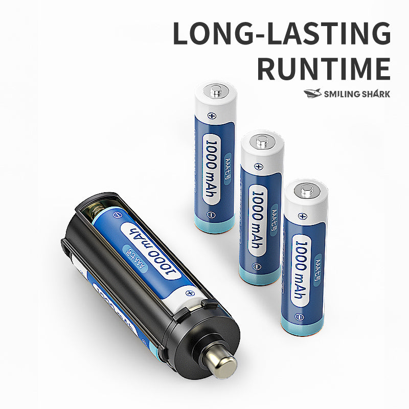 Smiling Shark X71 Super Bright 6000LMS Led Torch 5 Modes Type-C Rechargeable Flashlight Lighting Zoomable Waterproof