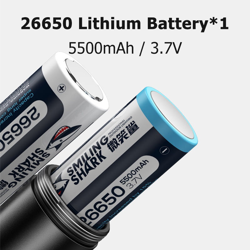 Smiling Shark SD7004 Led Torch Light M77 10000 Lumens 1 Mode USB Rechargeable Zoomable Waterproof