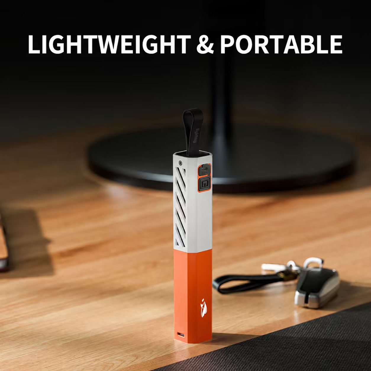 Smiling Shark sd-1020A Super Bright Zoomable Torch 5 Modes, Type-C Fast Charging, 1800mAh Battery