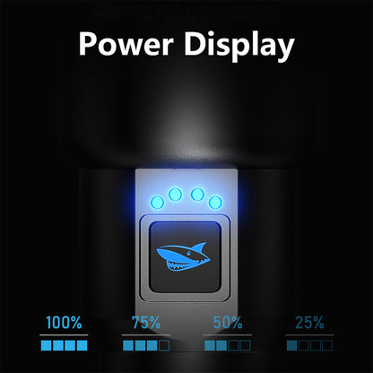 Smiling Shark SD5225  Super Bright 6000 Lumens Torch Rechargeable  Led Flashlight  With Powerbank Function