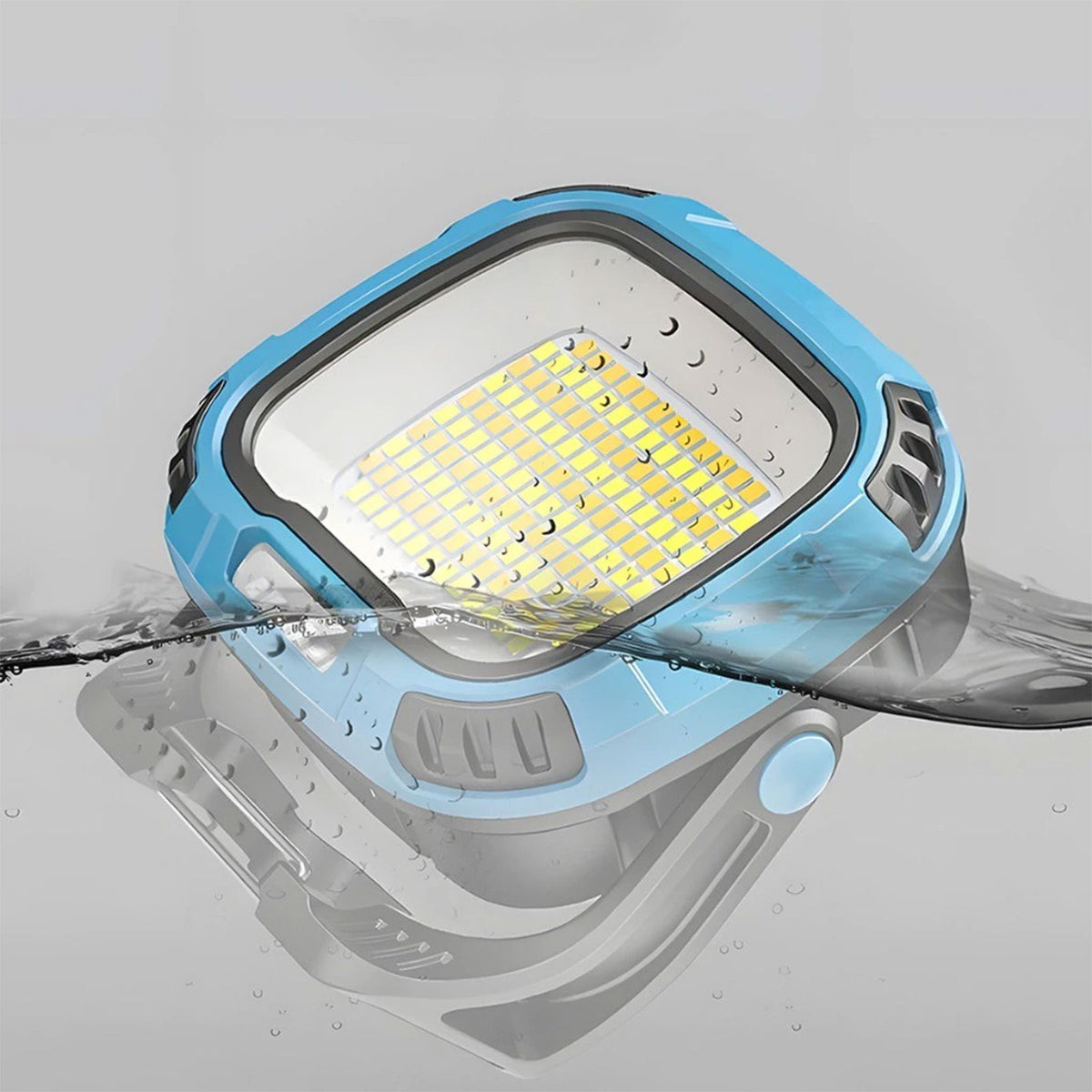 Smiling Shark GZ-0892 COB LED Work Light ,142 LED, 18 Modes, IPX6 Type C Rechargeable Magnetic Camping Lamp,18650/AAA,
