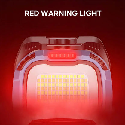 Smiling Shark GZ-0892 COB LED Work Light ,142 LED, 18 Modes, IPX6 Type C Rechargeable Magnetic Camping Lamp,18650/AAA,