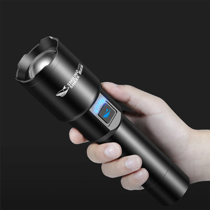 Smiling Shark SD5225  Super Bright 6000 Lumens Torch Rechargeable  Led Flashlight  With Powerbank Function
