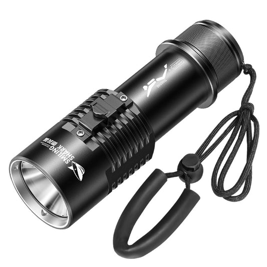 Smiling Shark SD-Q35 Super Bright 6000LM Scuba Diving Torch 40M IPX8 Professional Flashlight IPX8 Waterproof 40m Flashlight for Diving