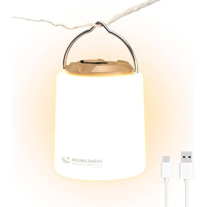 SmilingShark LY8223 LED Camping Lamp Yellow Camping Light 3modes USB Rechargeable Waterproof for outdoor Camping Emergency