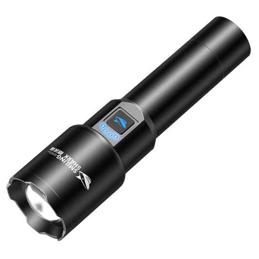 Smiling Shark SD5225  Super Bright 6000 Lumens Torch Rechargeable  Led Flashlight  With Powerbank Function
