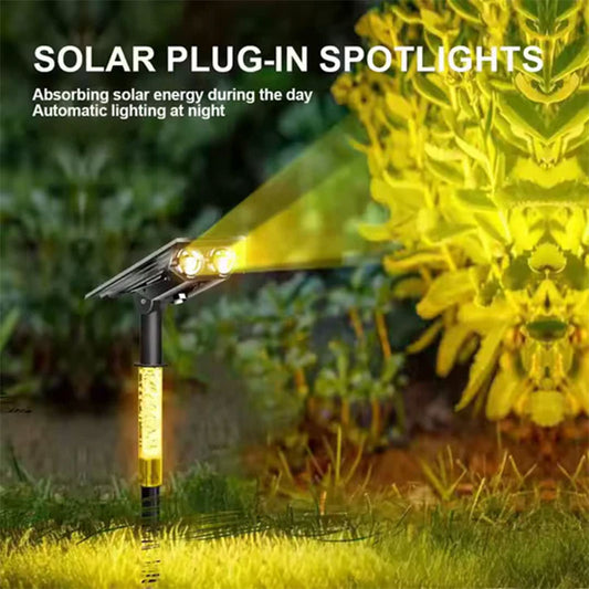 Smiling Shark 2 LED Beads Waterproof Outdoor Garden Solar Spotlight-3031