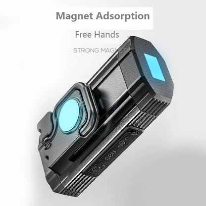 Smiling Shark G-911B Magnetic Torch Work Light, 7 Modes, Power Bank, COB