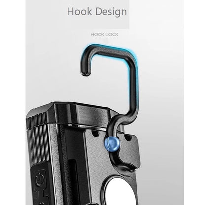 Smiling Shark G-911B Magnetic Torch Work Light, 7 Modes, Power Bank, COB