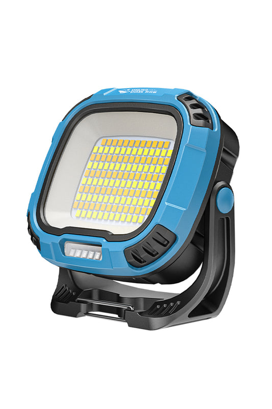 Smiling Shark GZ-0892 COB LED Work Light ,142 LED, 18 Modes, IPX6 Type C Rechargeable Magnetic Camping Lamp,18650/AAA,