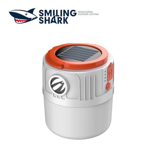 Smiling Shark Ly4010 Solar Camping Lantern 3-in-1  Led Light Lamp Rechargeable with Remote Control