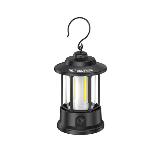 Smiling Shark LY-8348 Retor LED Camping Lantern Lamp Rechargeable Hanging Cob Floodlight