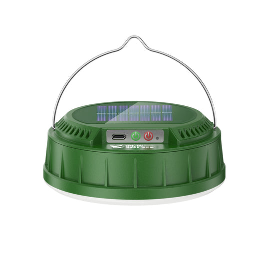 Smiling Shark LY-8349 Solar Powered Led Camping Light Type C Rechargeable Super Bright 8 Colors 5 Meter