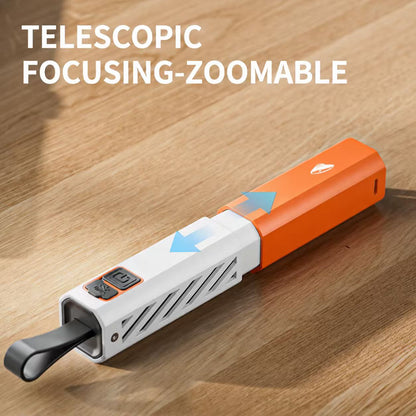 Smiling Shark sd-1020A Super Bright Zoomable Torch 5 Modes, Type-C Fast Charging, 1800mAh Battery