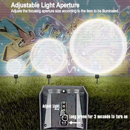 Smiling Shark 7 Colours RGB & Translucent Column 2 LED Beads Outdoor Solar Powered Garden Spotlight -3032