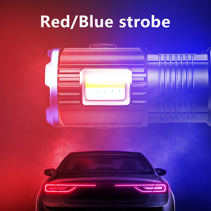 Smiling Shark Mini Led Flashlight- USB-C Rechargeable,Waterproof, With Magnetic Tail and Clip-SD1026