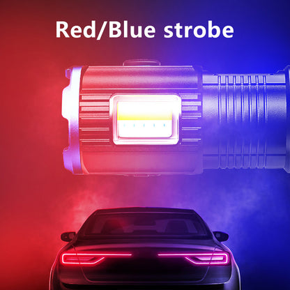 Smiling Shark Mini Led Flashlight- USB-C Rechargeable,Waterproof, With Magnetic Tail and Clip-SD1026