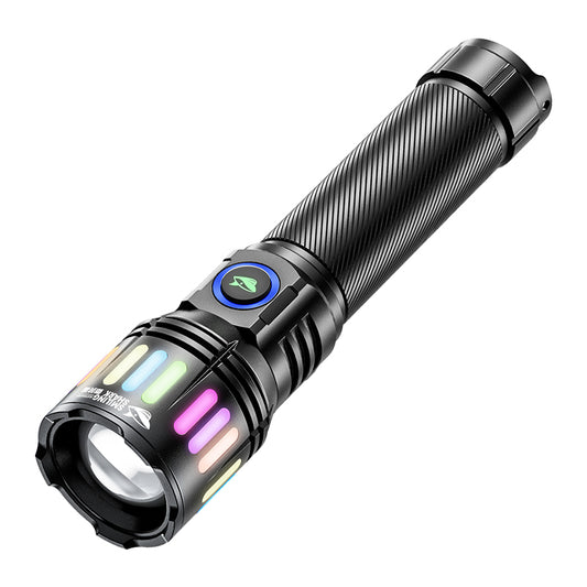 Smiling Shark SD5255 6000-lumen rechargeable zoomable LED torch — South Africa