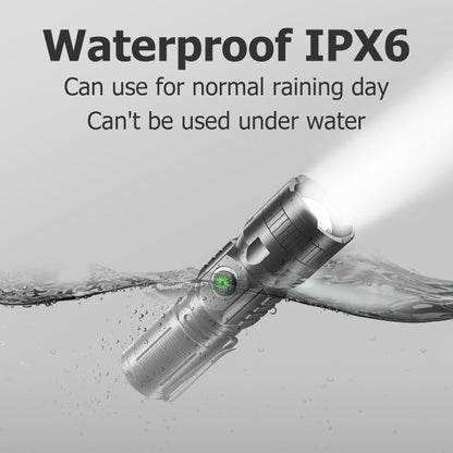 Smiling Shark SD5028 Mini Torch Light Rechargeable Flash Light Led M77 5000LM with Pen Clip Portable