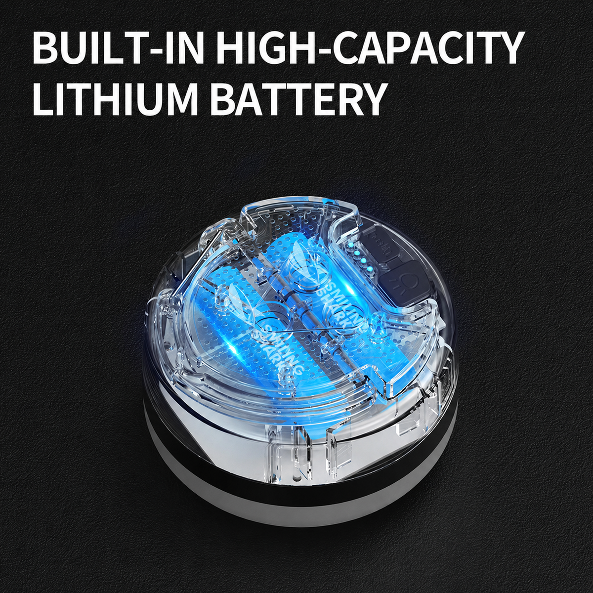 Smiling Shark 8308 Rechargeable Magnetic Camping Light Type-C , 3 Modes, Hook,Camping Lamp