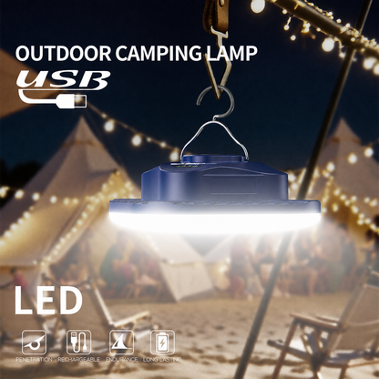 Smiling Shark LY-8327C LED Magnetic Camping Lights 10400 mAh 6000 LMS USB-C Rechargeable  LED Magnetic Hanging Lantern 5Modes