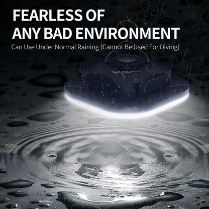 Smiling Shark LY-8327C LED Magnetic Camping Lights 10400 mAh 6000 LMS USB-C Rechargeable  LED Magnetic Hanging Lantern 5Modes