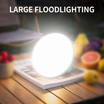 Smiling Shark LY-8336 Solar Magnetic Camping Lamp 6000LMS 5 Modes USB-C,, 4800mAh,Stepless Dimming Lantern, Power Display, Waterproof