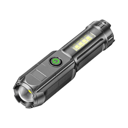 Smiling Shark SD1005 Usb Rechargeable Flashlight Led Torch COB Led Torch With Power Bank Function