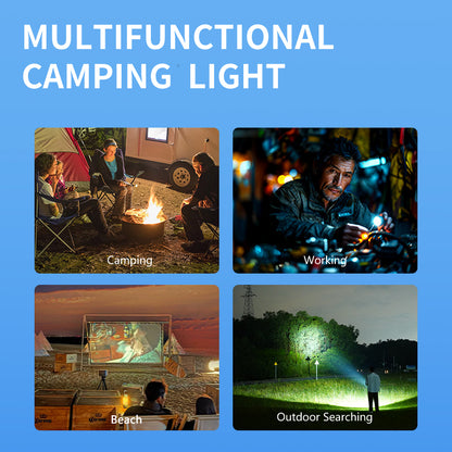 Smiling Shark Ly-8265 Waterproof 6 Modes USB-C Rechargeable LED Camping Light