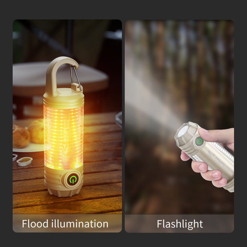 Smiling Shark Ly-8265 Waterproof 6 Modes USB-C Rechargeable LED Camping Light