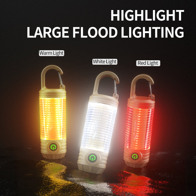 Smiling Shark Ly-8265 Waterproof 6 Modes USB-C Rechargeable LED Camping Light