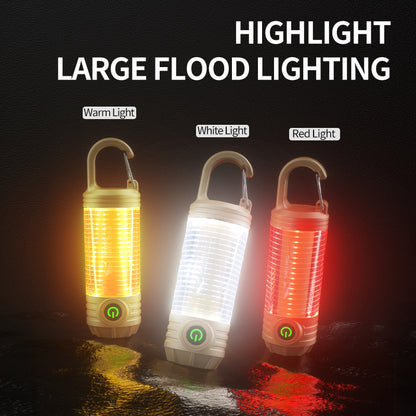 Smiling Shark Ly-8265 Waterproof 6 Modes USB-C Rechargeable LED Camping Light