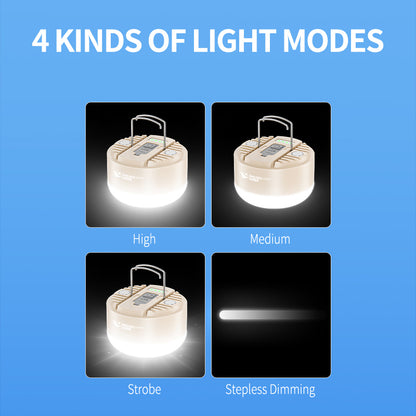 Smiling Shark Waterproof Rechargeable LED Camping Lantern Camping Light With Magnetic