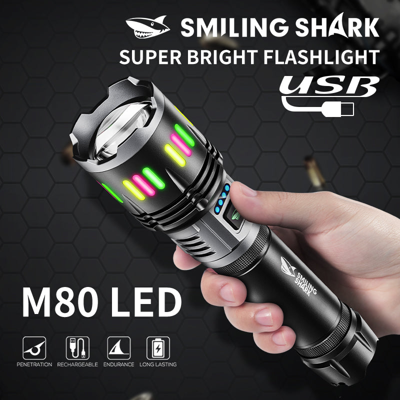 SmilingShark SD5270 Powerful Torch Light Super Bright M80 8400lm