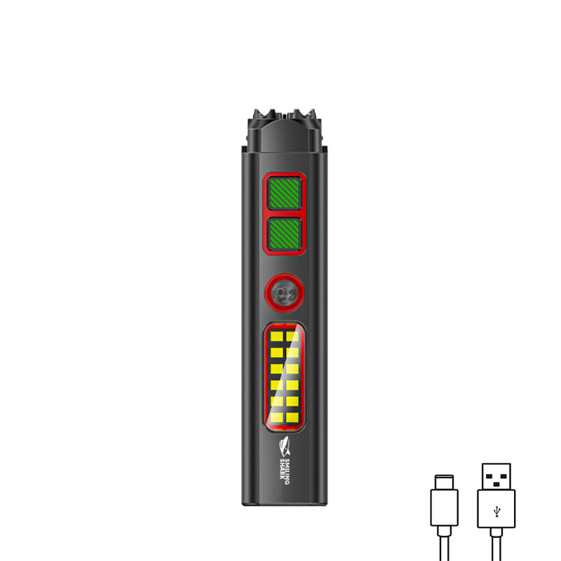 Smiling Shark Self-Defense Torch Arc Electric Shocker Led Flashlight-5381A