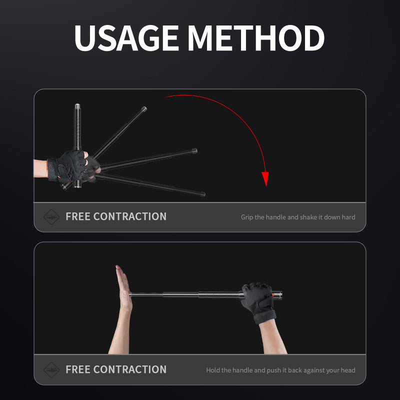 Smiling Shark Self-Defense Torch Arc Electric Shocker Led Flashlight-7159