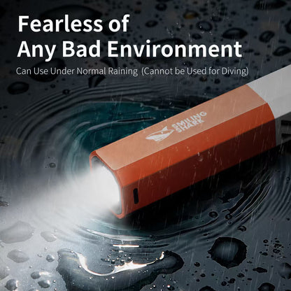 Smiling Shark sd-1020A Super Bright Zoomable Torch 5 Modes, Type-C Fast Charging, 1800mAh Battery