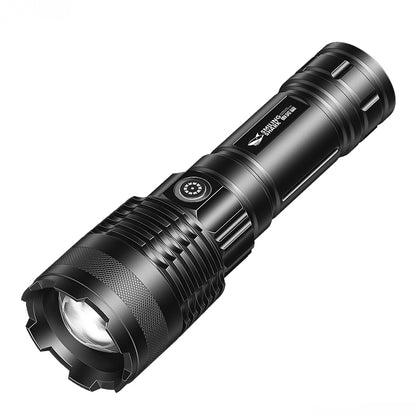 Smiling Shark LED Flashlight -6000 Lumens Super Bright, Zoomable, With Stepless Dimming & USB-C-5229
