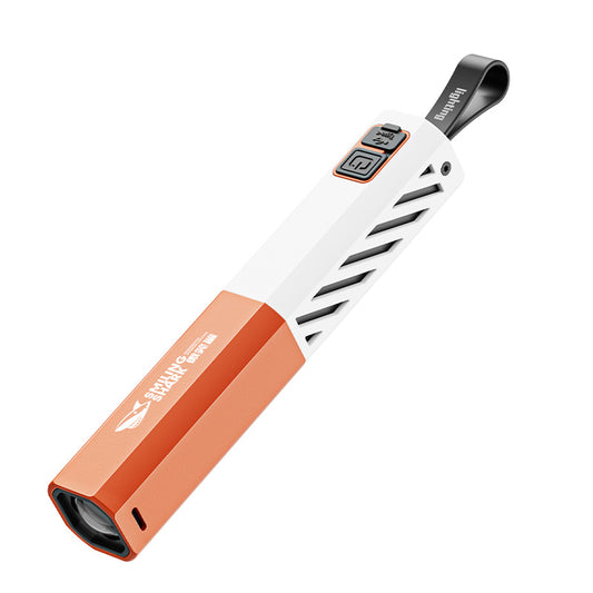 Smiling Shark sd-1020A Super Bright Zoomable Torch 5 Modes, Type-C Fast Charging, 1800mAh Battery