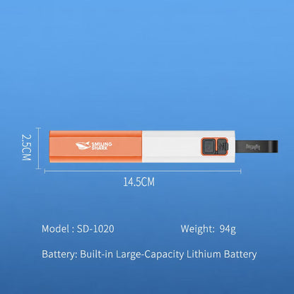 Smiling Shark sd-1020A Super Bright Zoomable Torch 5 Modes, Type-C Fast Charging, 1800mAh Battery