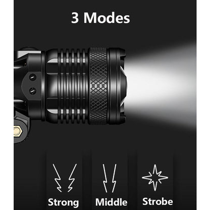 Smiling Shark TD8018C led Headlight 6000 Lumens Headlamp Super Bright Yellow light Zoomable Type-C Rechargeable Waterproof for outdoor Camping Fishing