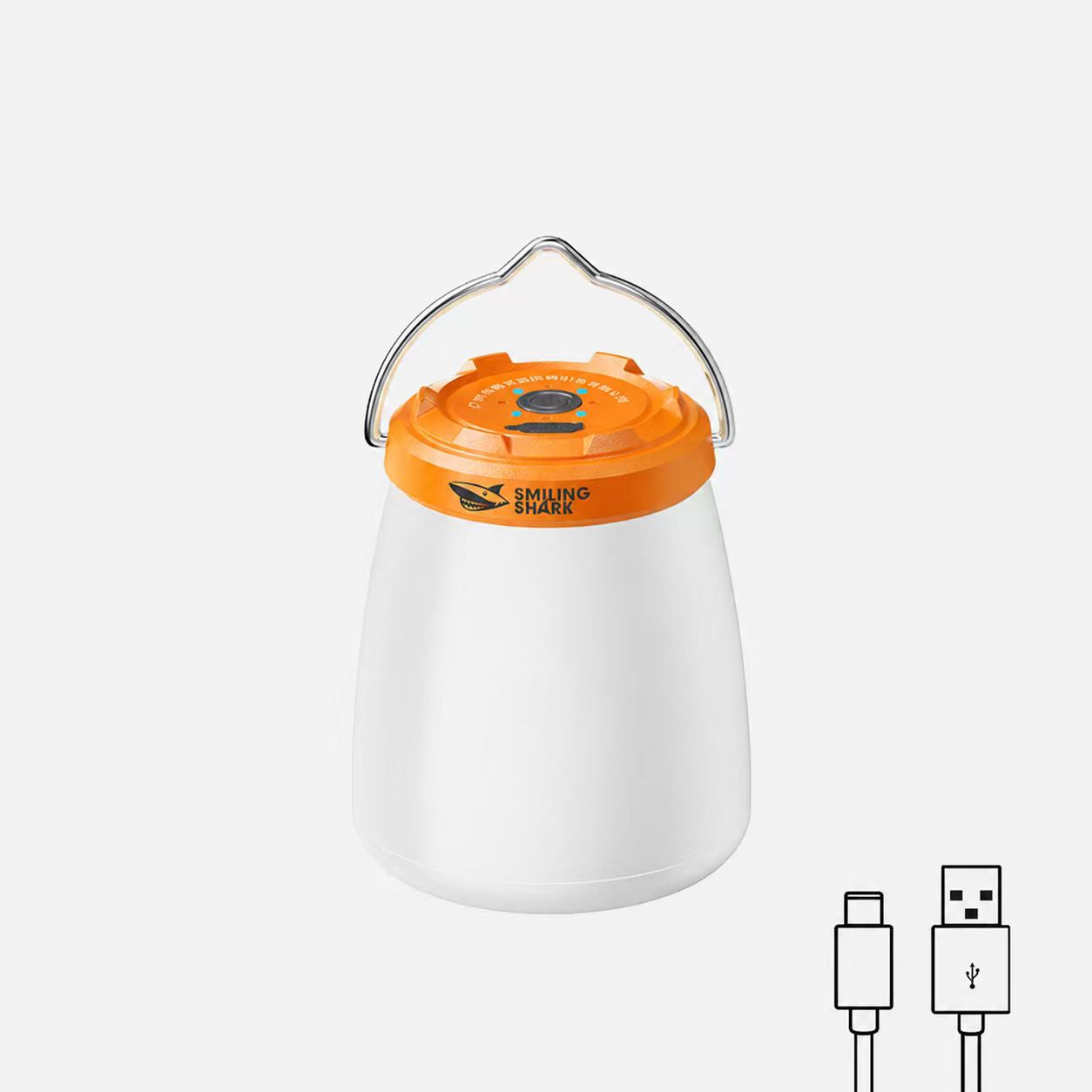 Smiling Shark Ly-8288c Super Bright COB Flood  LED Camping Lantern  , 5 Modes, Type-C Rechargeable