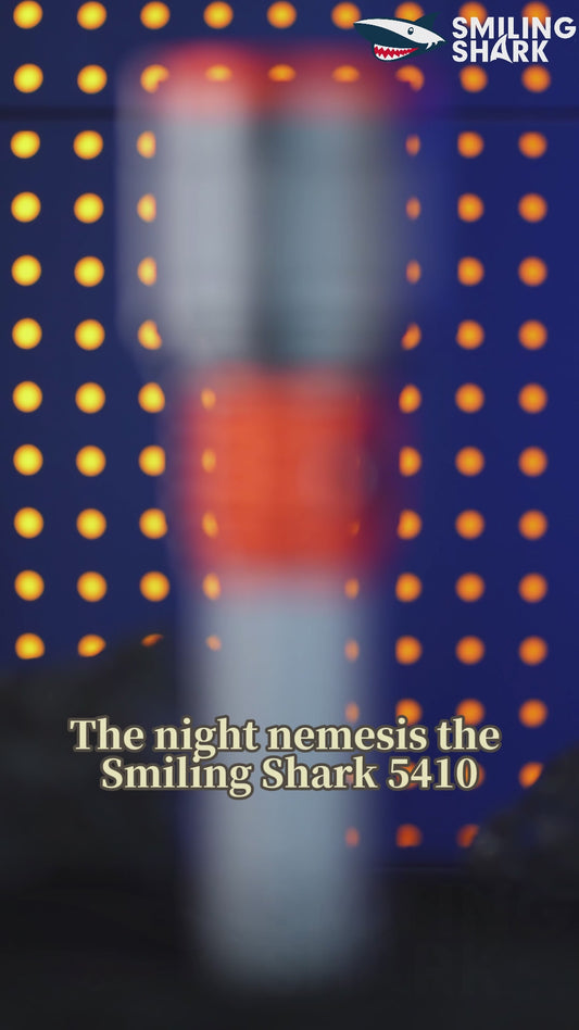 Smiling Shark SD-5410 M80 LED Torch, Zoomable, 5Modes, 5000mAh, Type-C Charge, Power Display
