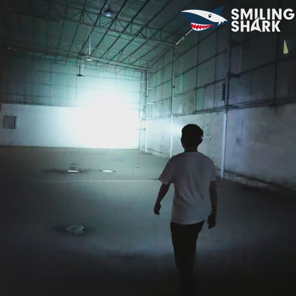 Smiling Shark 0168D 2000LM Sensor Headlamp Red /White Light, USB-C Rechargeable Waterproof Headlight